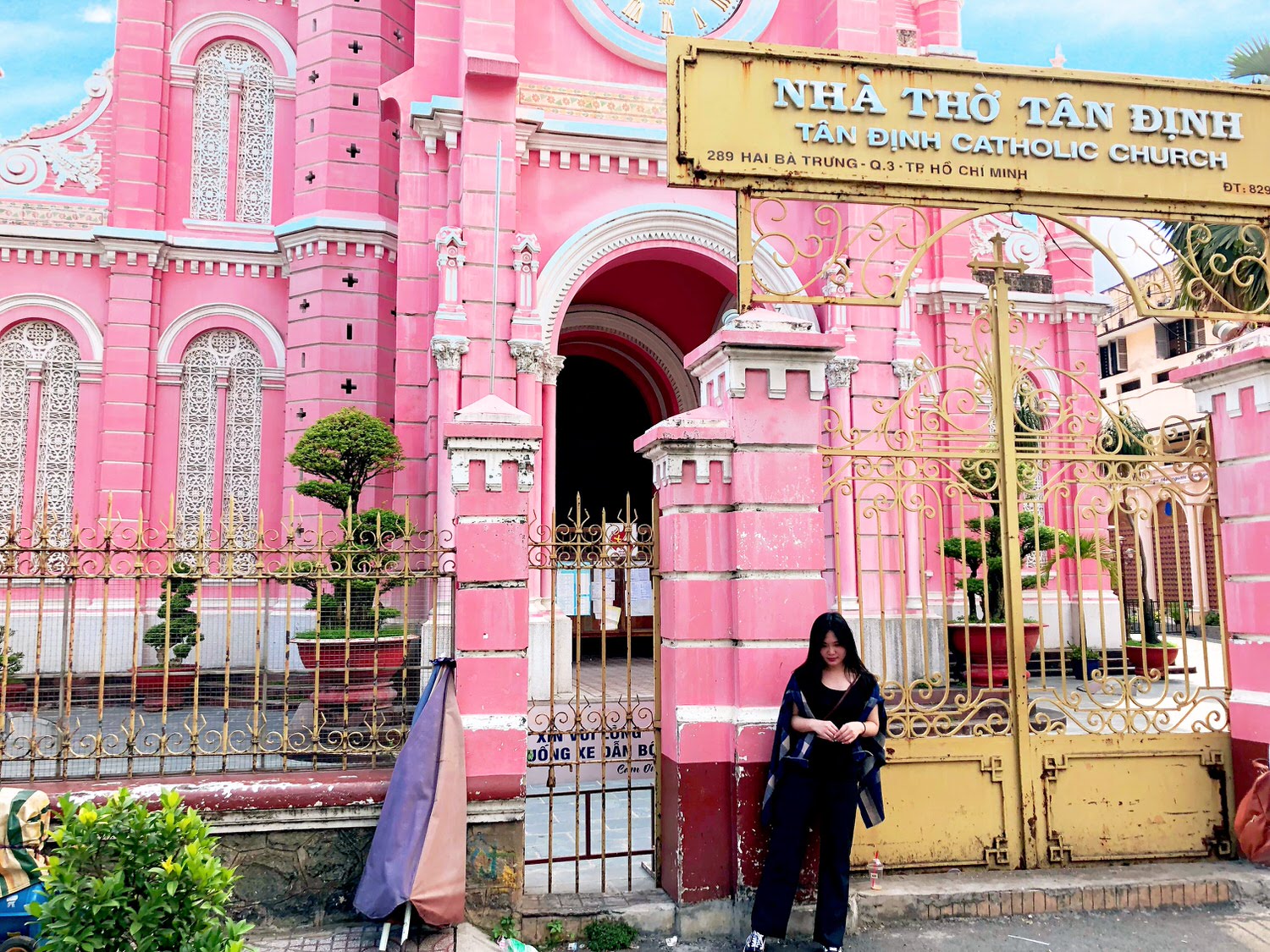 Vietnam 胡志明市自由行 
Nhà thờ Tân Định 耶穌聖心堂/粉紅教堂