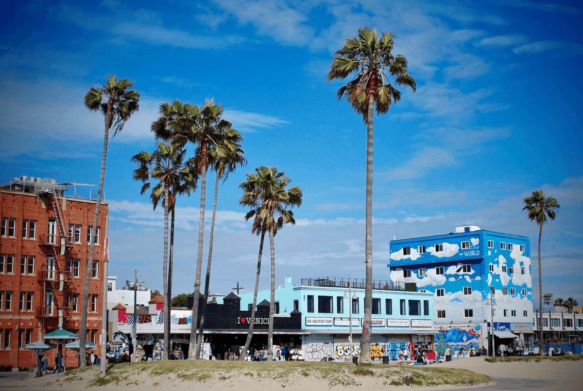 美國洛杉磯 Los Angeles
In n out 
Venice canals 威尼斯小鎮 ＆ Venice beach 威尼斯海灘