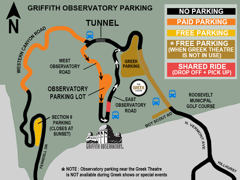 Griffith Observatory 格里斐斯天文台停車
希臘劇院 🔍The Greek Theatre Parking