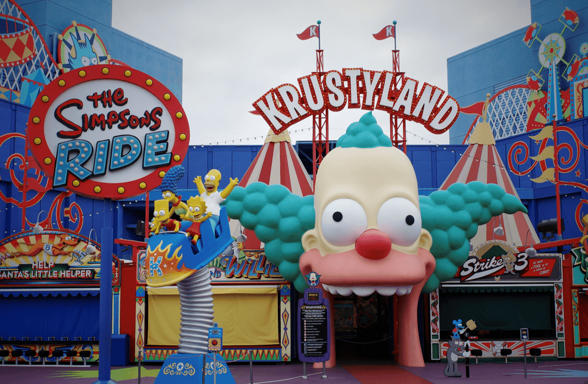 好萊塢環球影城Universal Studios Hollywood 
哈利波特 Harry Potter
辛普森 the Simpsons