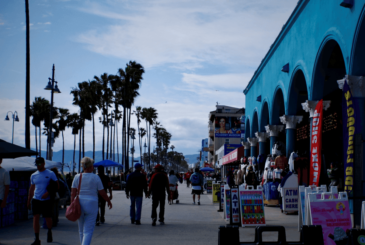 威尼斯海灘 Venice beach 
威尼斯運河Venice canals