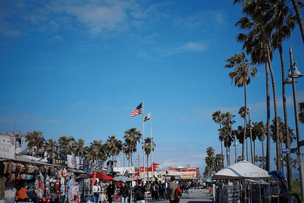 威尼斯海灘 Venice beach 
威尼斯運河Venice canals