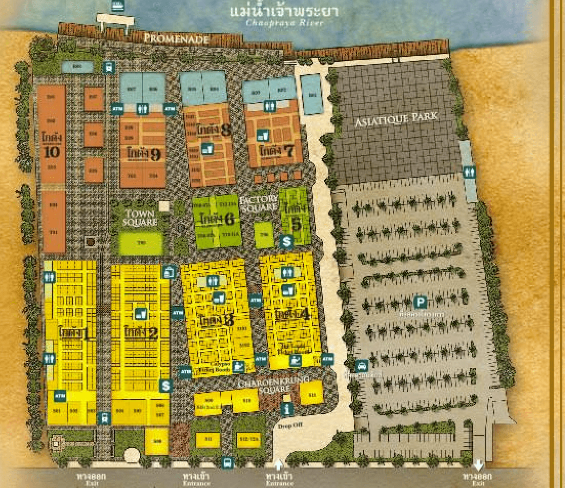 Asiatique The Riverfront 河濱碼頭夜市
曼谷最浪漫、文青必訪
地圖 map