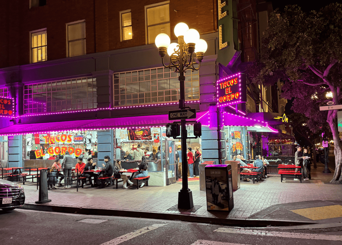 【煤氣燈街區Gaslamp Quarter】聖地牙哥2家必吃墨西哥塔可、酒吧林立|鄰近海港村、中途島博物館 - 第5張圖 中途島博物館 USS Midway Museum
海港村 Seaport Village
勝利之吻雕像The kiss statue
煤氣燈街區Gaslamp Quarter
The Taco Stand
Tacos El Gordo