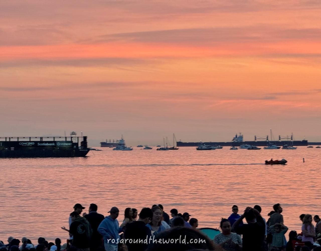 【溫哥華免費景點】English Bay Beach,英吉利灣 絕美日落海灘! - 第11張圖