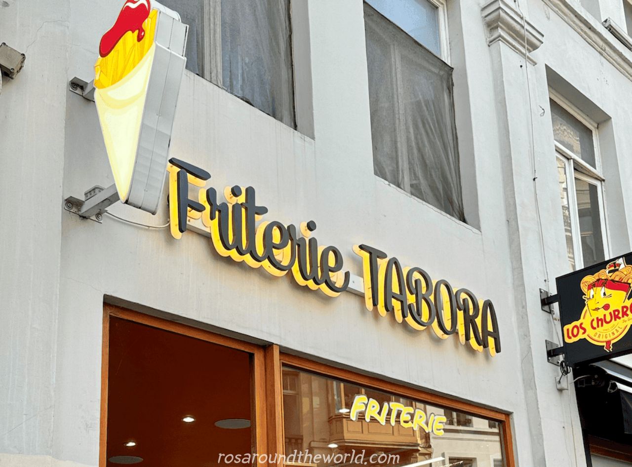 【比利時布魯塞爾美食】布魯塞爾薯條 Friterie Tabora - 第7張圖