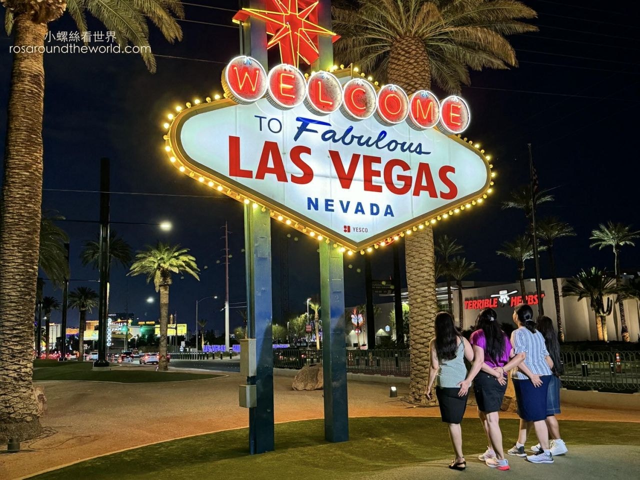 【拉斯維加斯必去景點】拉斯維加斯標誌 Las Vegas Sign - 第7張圖
