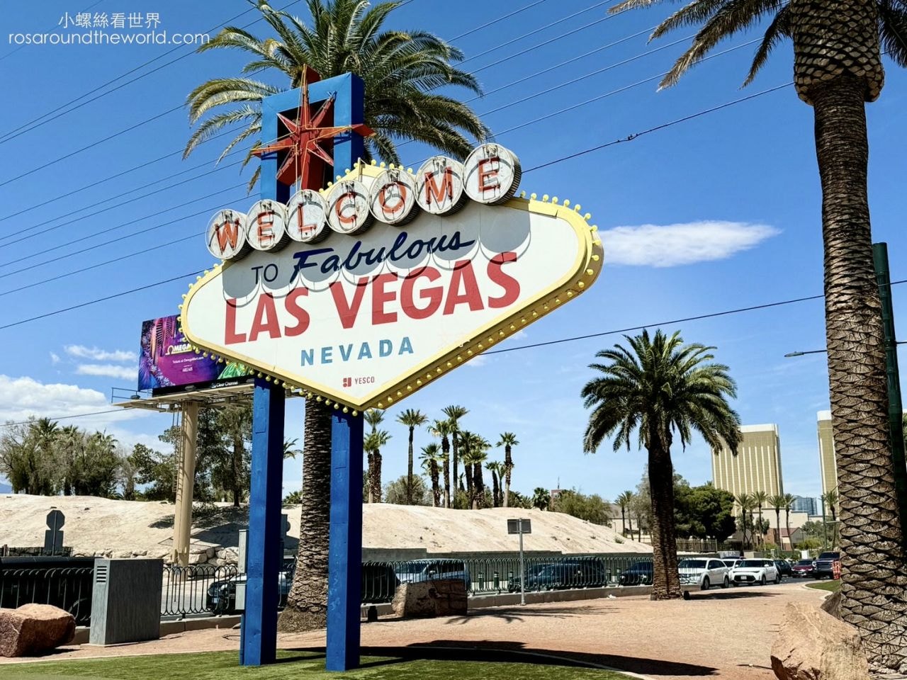 【拉斯維加斯必去景點】拉斯維加斯標誌 Las Vegas Sign - 第1張圖