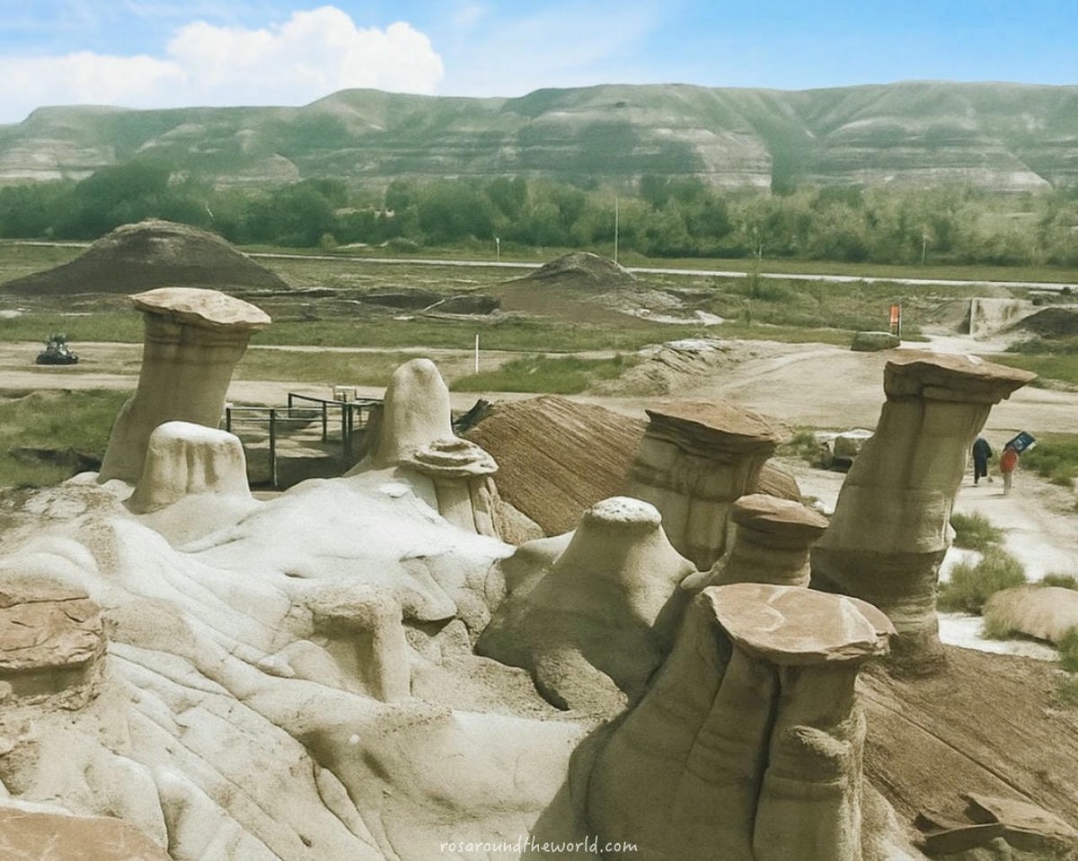 【卡加利景點】德蘭赫勒Drumheller 恐龍之都&惡地地形一日遊攻略 - 第14張圖