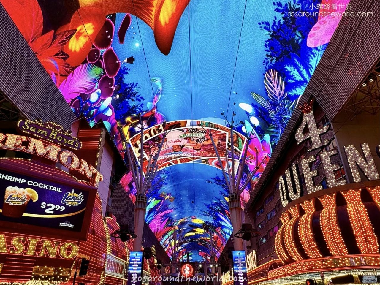 【拉斯維加斯必去景點】弗蒙街體驗 Fremont Street,賭城發源地 - 第7張圖