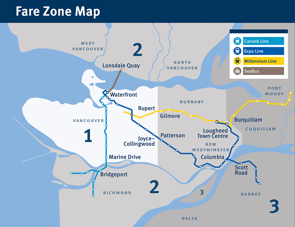 ct fare zone map july2022