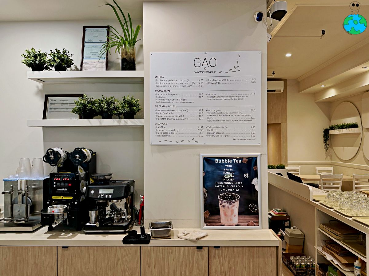【魁北克老城美食】越南河粉GAO,連珍珠奶茶都有賣! - 第5張圖