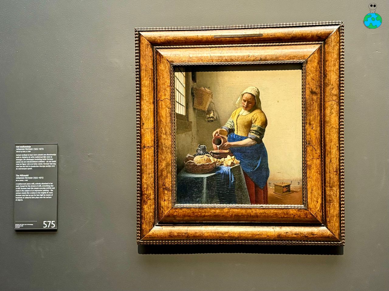 【2025荷蘭國家博物館攻略】Rijksmuseum 必看/門票/預約,阿姆斯特丹景點 - 第6張圖 荷蘭國家博物館《倒牛奶的女僕》