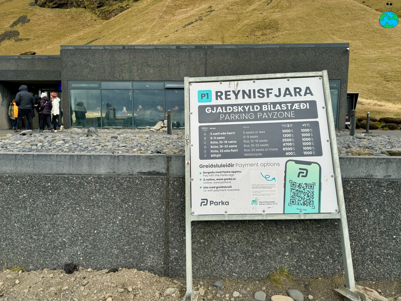 【冰島黑沙灘Reynisfjara】維克Vik黑沙灘玄武岩攻略 - 第4張圖 冰島黑沙灘停車