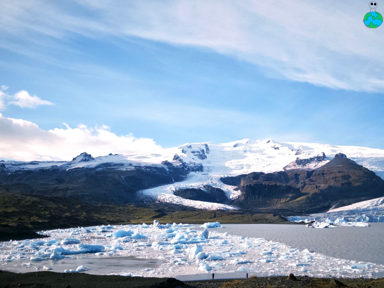 冰島南部小冰湖(Fjallsárlón)美景