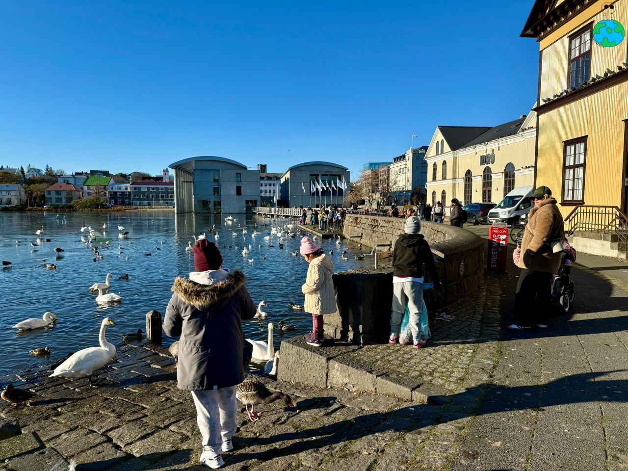 【冰島景點】托寧湖Tjörnin 上百隻天鵝齊聚一堂,最美麵包湯 - 第8張圖 世界最大麵包湯