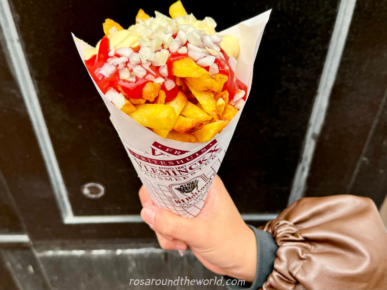 【阿姆斯特丹美食】Vleminckx薯條|26種醬料任選,萬年大排長龍的必吃老店! - 第1張圖