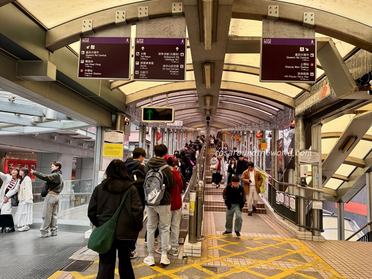 【2025香港景點】中環至半山自動扶梯路線、時間、景點地圖 - 第2張圖