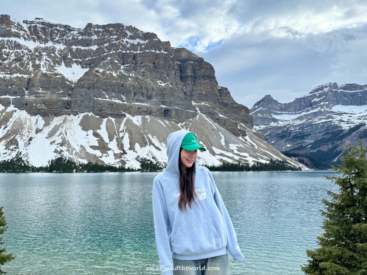 【班夫景點推薦】沛托湖Peyto Lake交通、停車、季節,藍到不真實的冰川湖 - 第13張圖