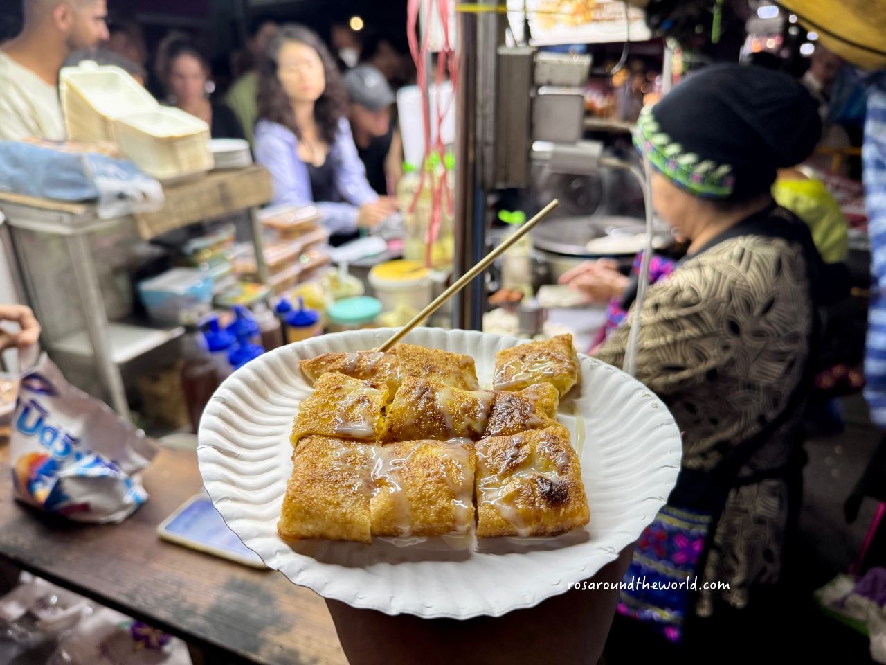 【清邁塔佩門美食】Rotee Pa Day香蕉煎餅,米其林必比登推薦Roti - 第12張圖