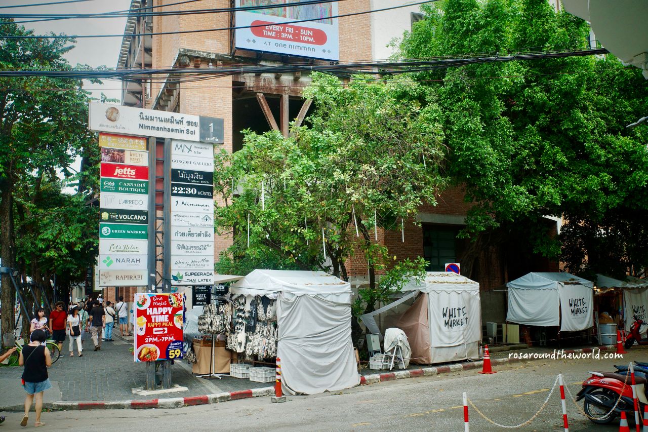 【尼曼區逛街地圖】清邁尼曼一號必買必吃＆白色市集時間