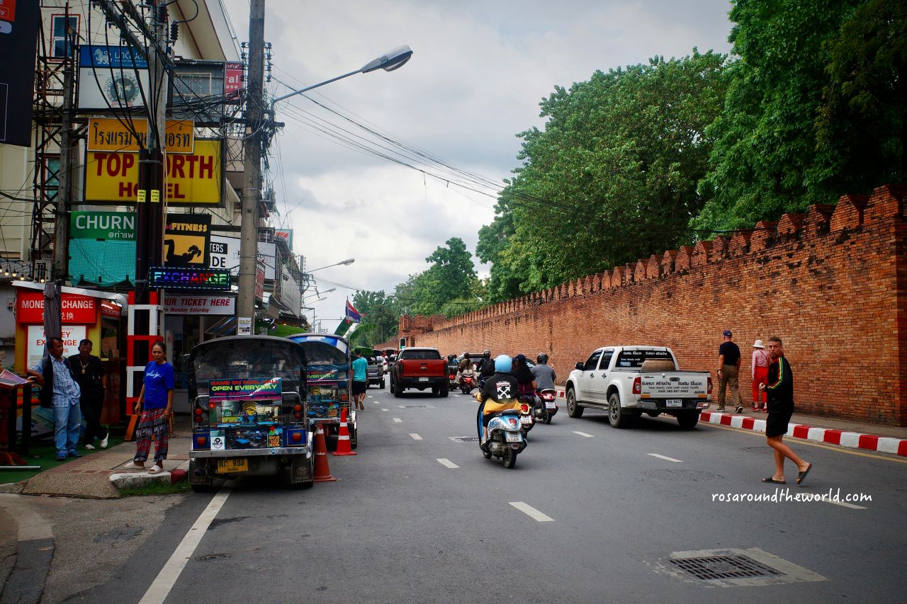 【清邁古城區地圖】一日遊散步路線&寺廟、美食、按摩推薦