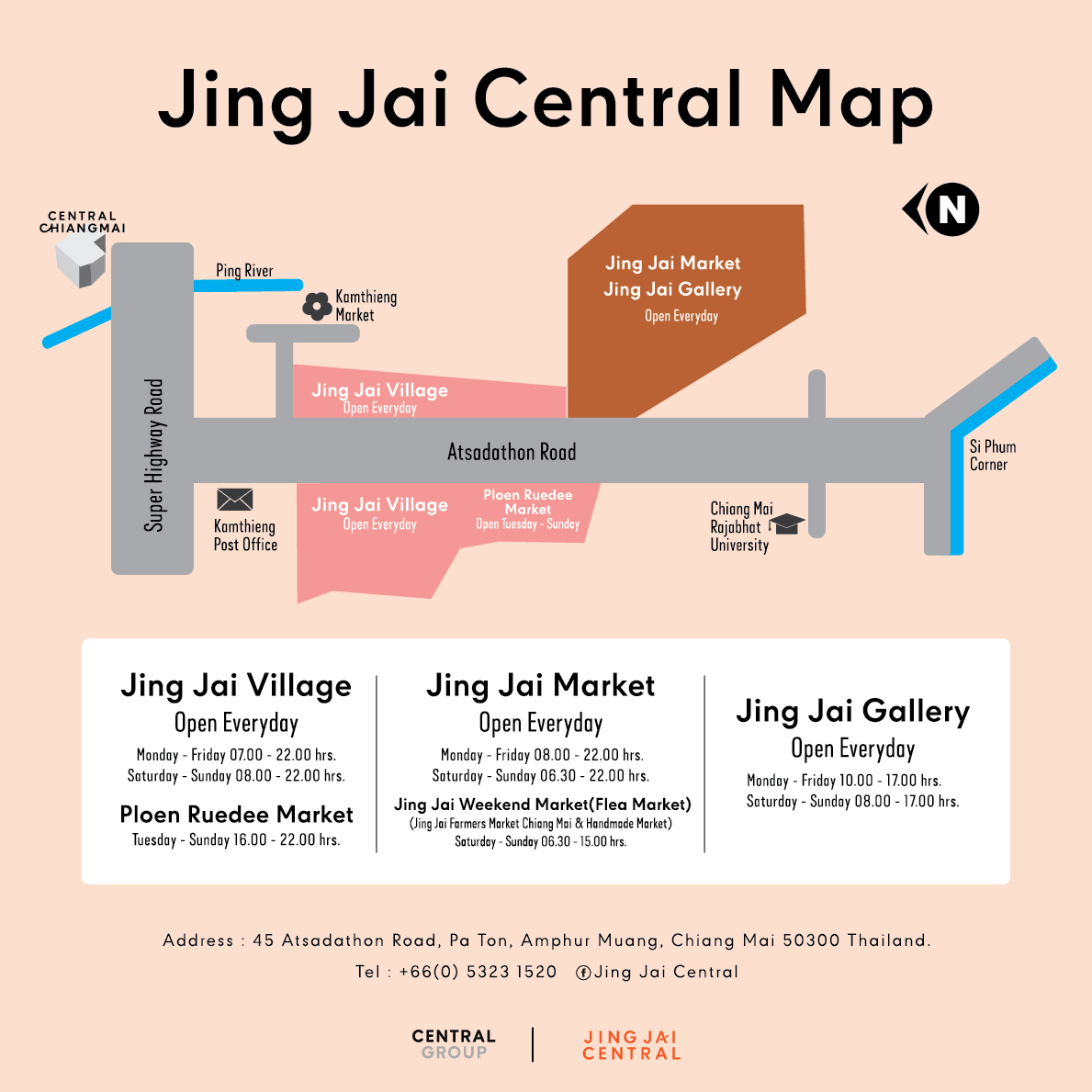 【清邁逛街景點】真心市集Jing Jai Market營業時間＆逛街攻略