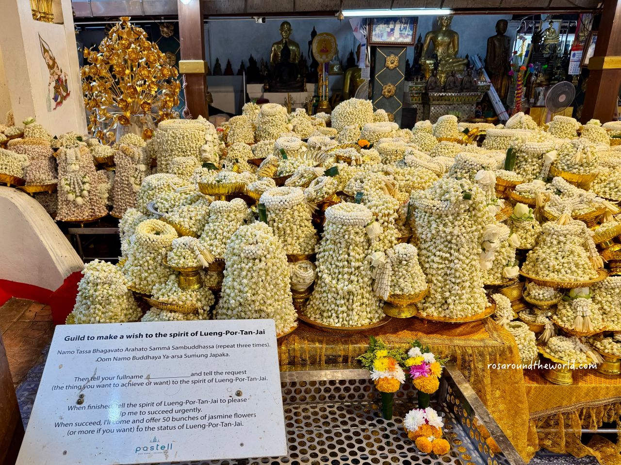 【清邁靈驗廟】清邁來康寺交通、拜法，當地人求財必去！