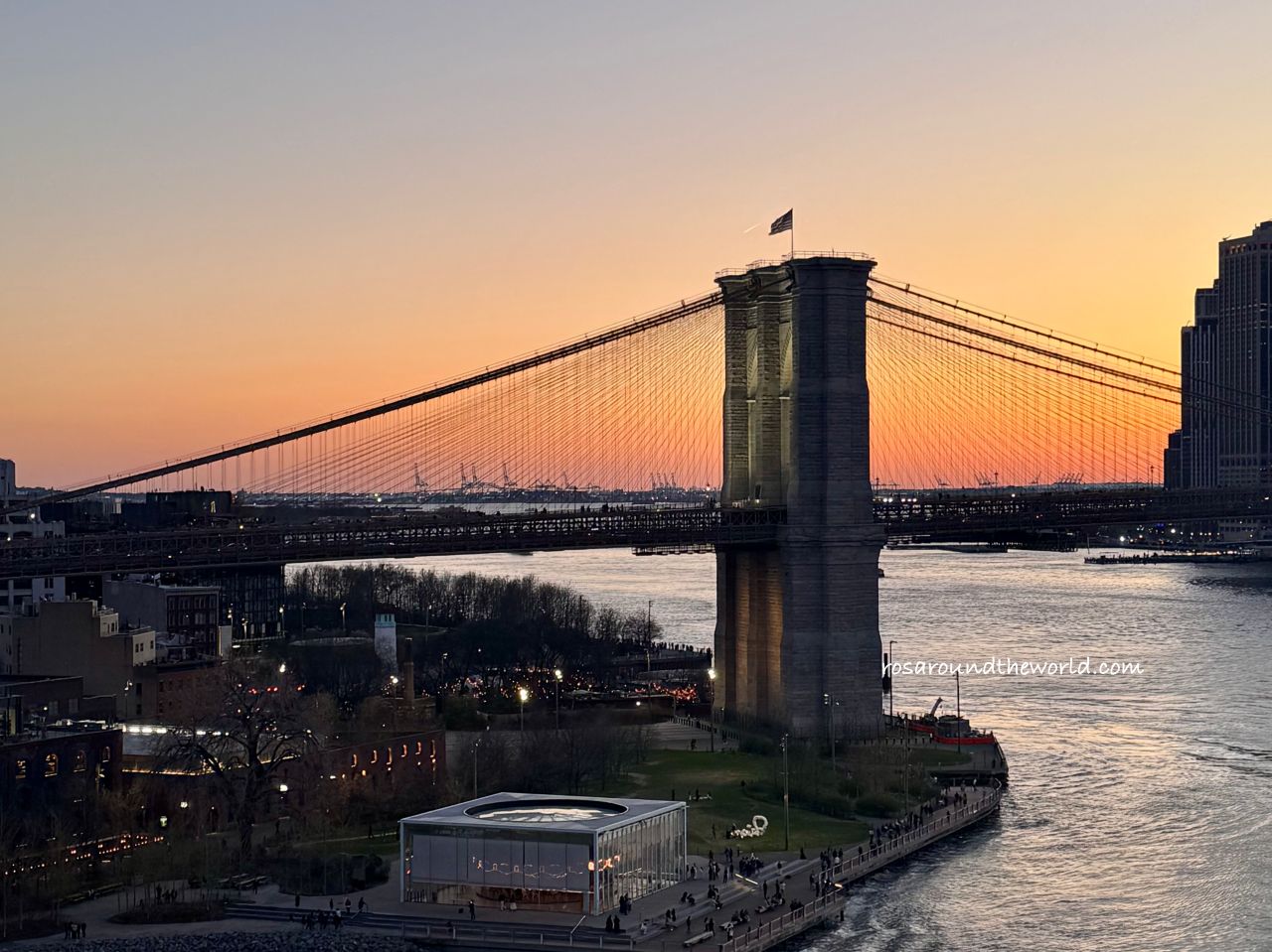 【紐約景點】布魯克林大橋夜景、DUMBO＆曼哈頓大橋機位