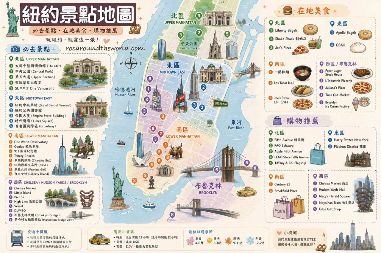 【紐約自由行】紐約四天三夜,交通、景點、花費、住宿全攻略 - 第6張圖 【紐約自由行】紐約四天三夜,交通、景點、花費、住宿全攻略